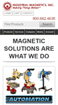 Mobile Screenshot of magnetics.com